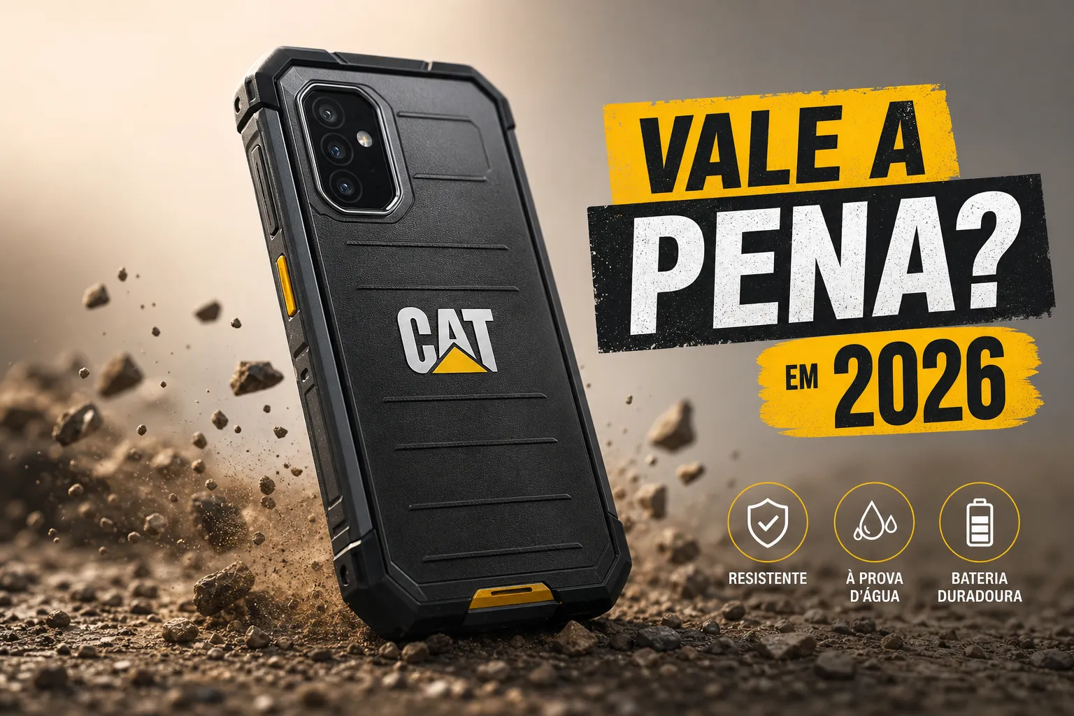 Celular Caterpillar vale a pena em 2026? Review honesto