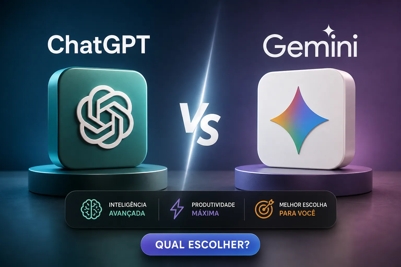 ChatGPT vs Gemini: qual IA escolher para trabalhar em 2026?