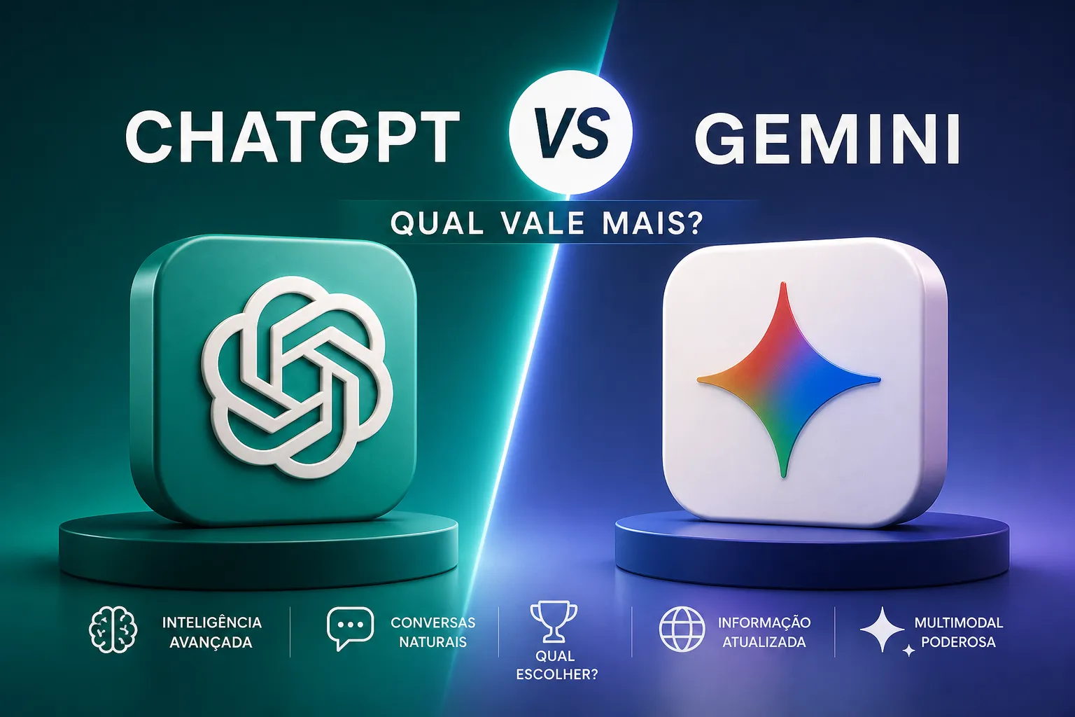 ChatGPT vs Gemini: qual IA vale mais a pena em 2026?