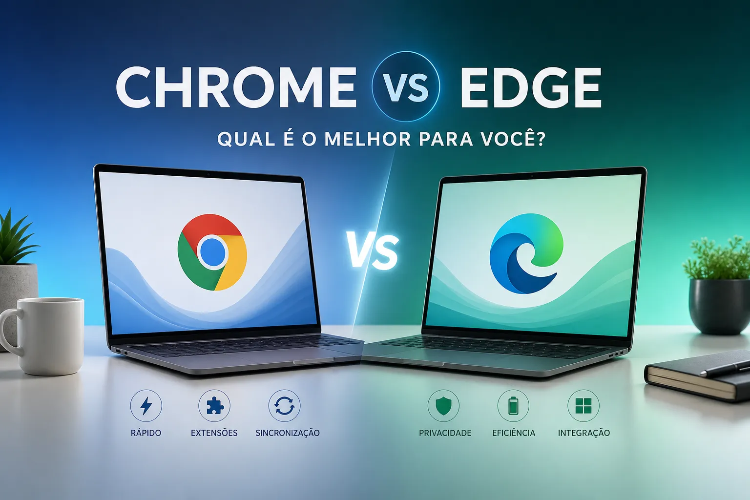 Chrome vs Edge: qual navegador é melhor para você em 2026?