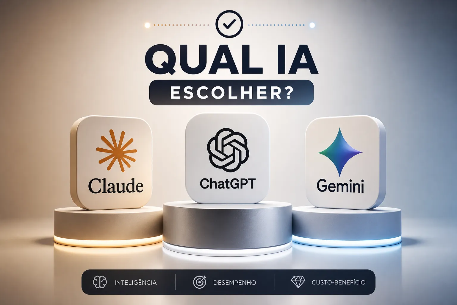 Claude, Gemini e ChatGPT: Qual IA Escolher em 2026?