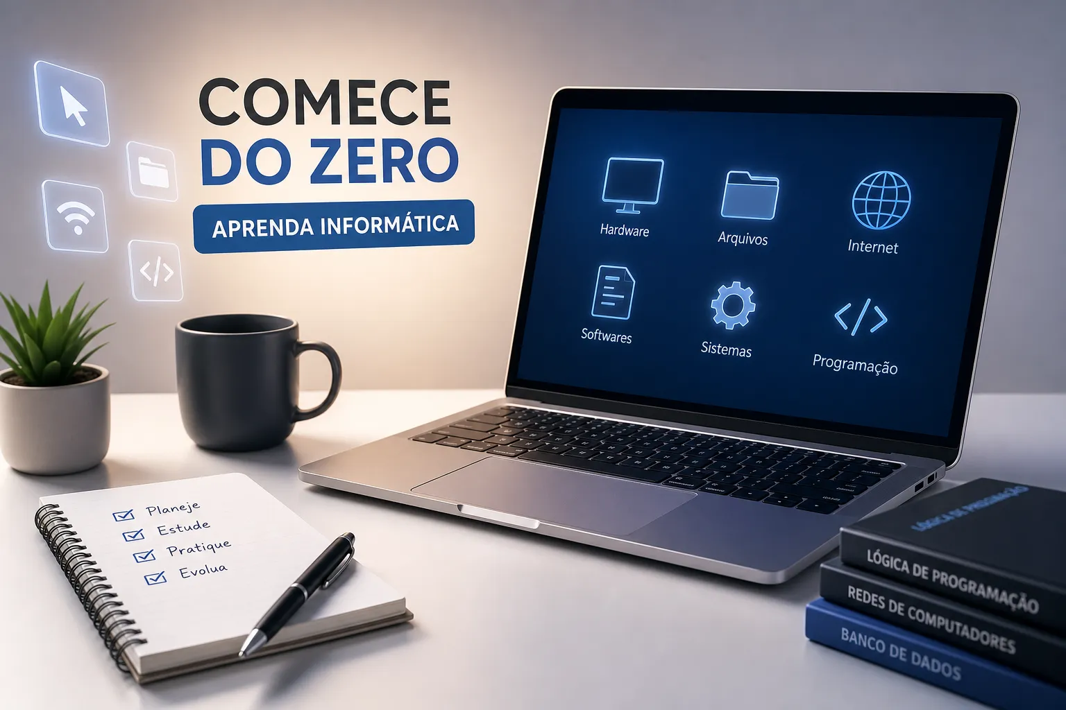 Como começar a estudar informática do zero: guia prático
