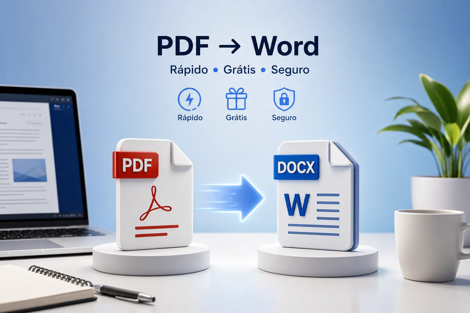 Como converter PDF em Word: métodos grátis e seguros