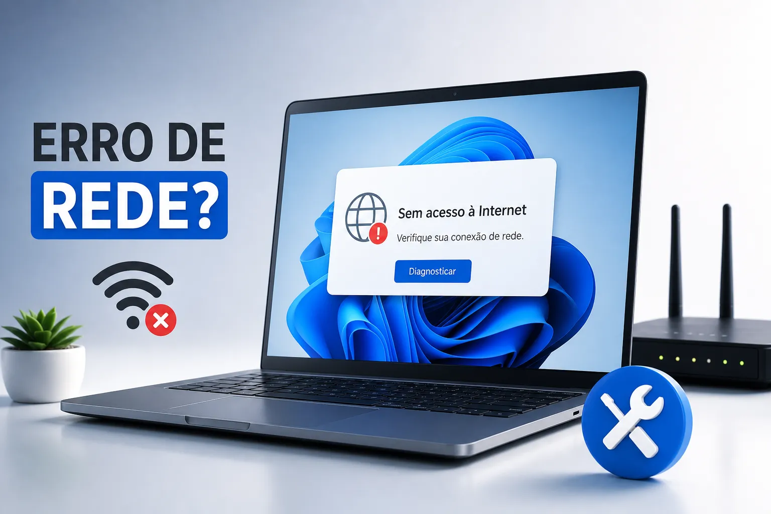Como Corrigir Erro de Rede no Windows Passo a Passo