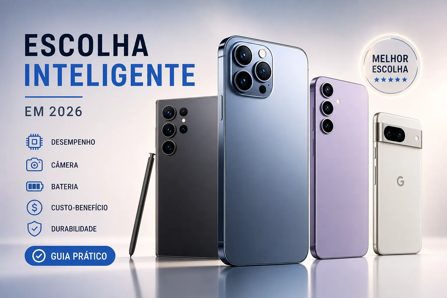 Como escolher um celular em 2026: guia prático completo