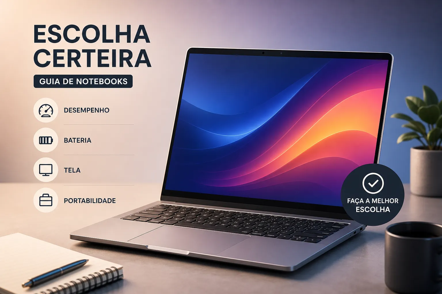 Como escolher um notebook: guia prático para 2026