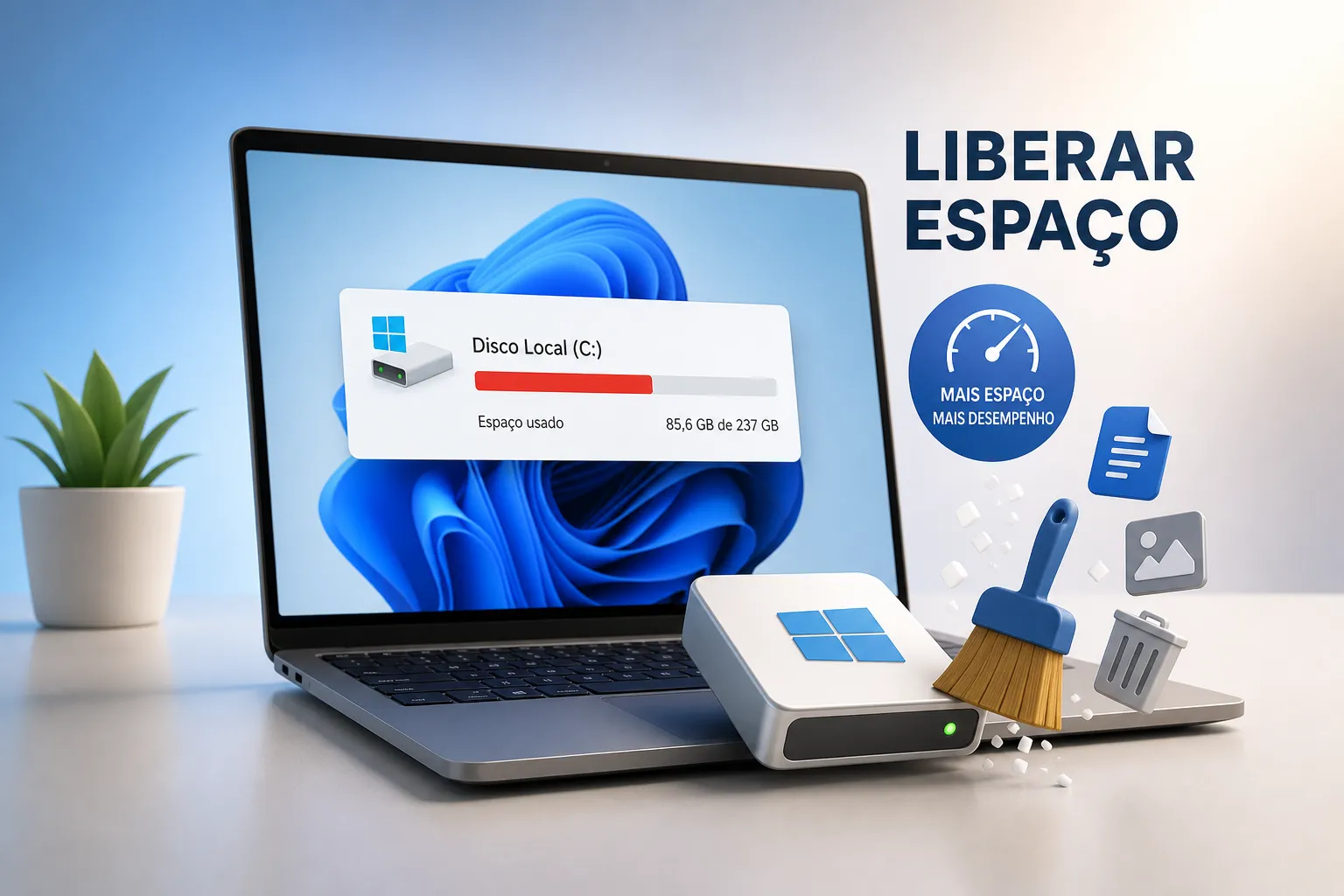 Como limpar o disco C e liberar espaço no Windows