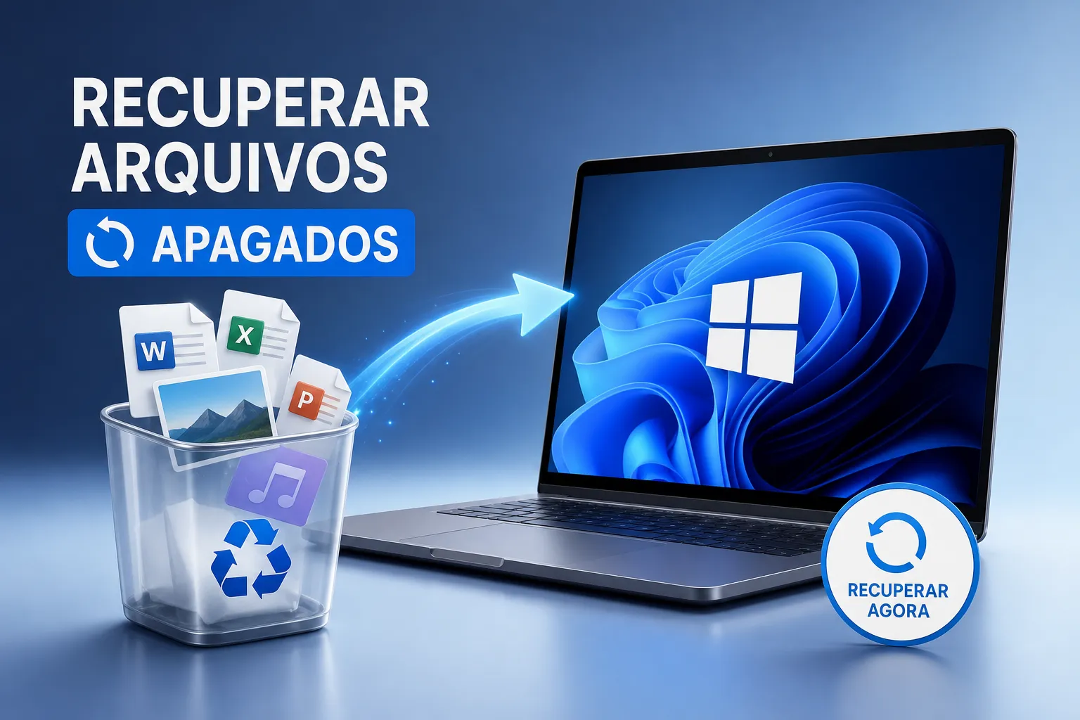 Como recuperar arquivos apagados no Windows: 7 métodos