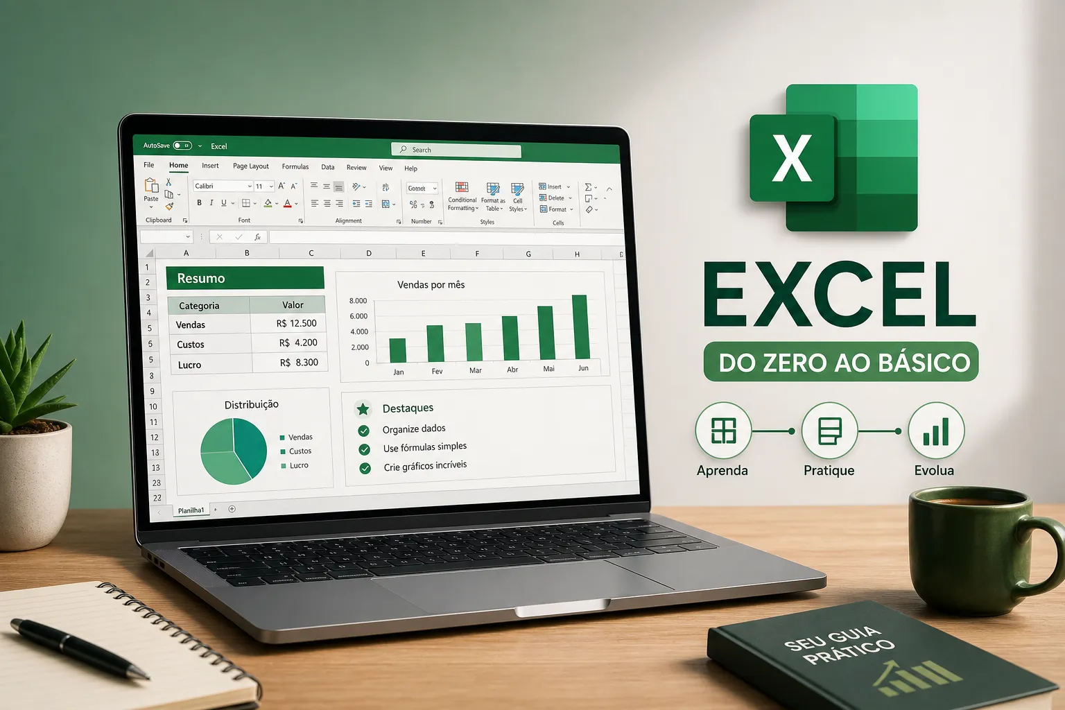 Excel para iniciantes: guia prático do zero ao básico