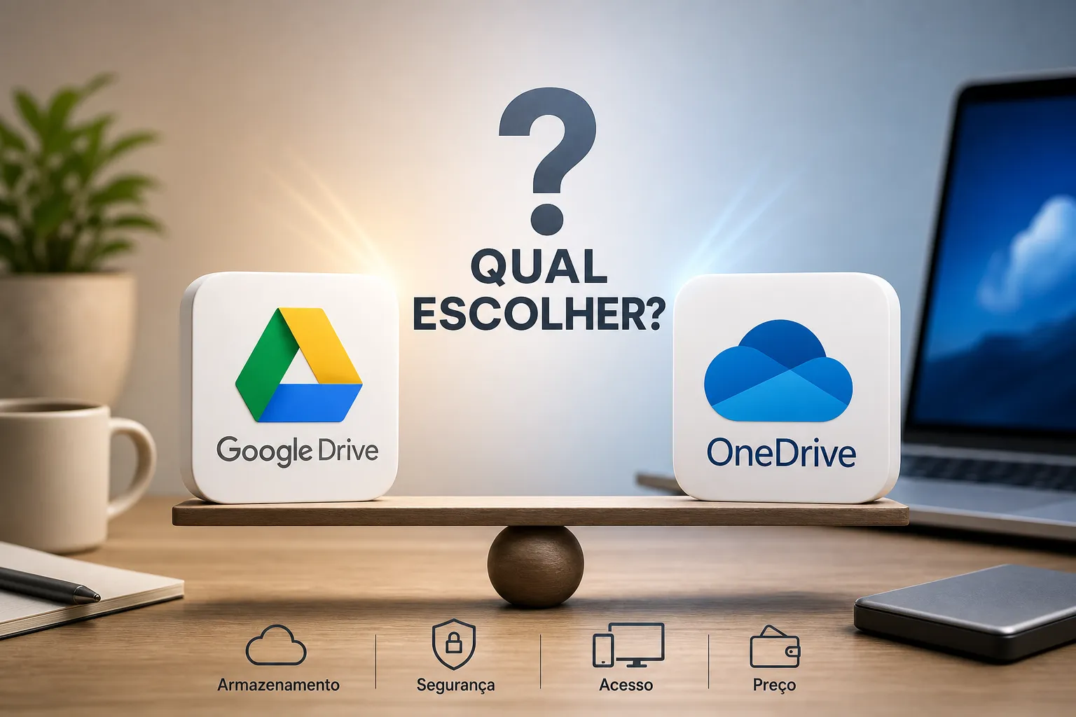 Google Drive ou OneDrive: qual é melhor para uso pessoal?