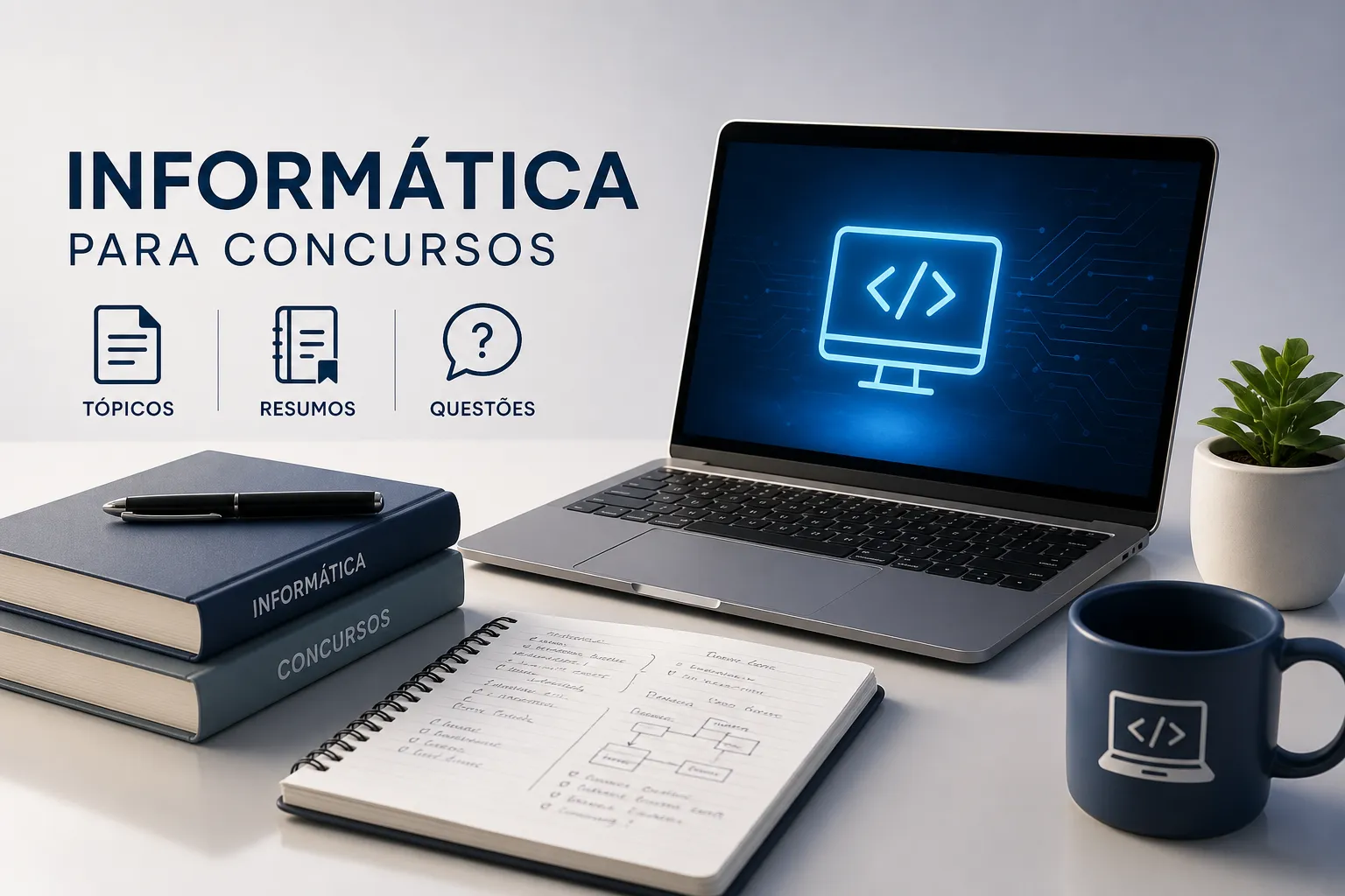 Informática para concursos: tópicos, resumos e questões