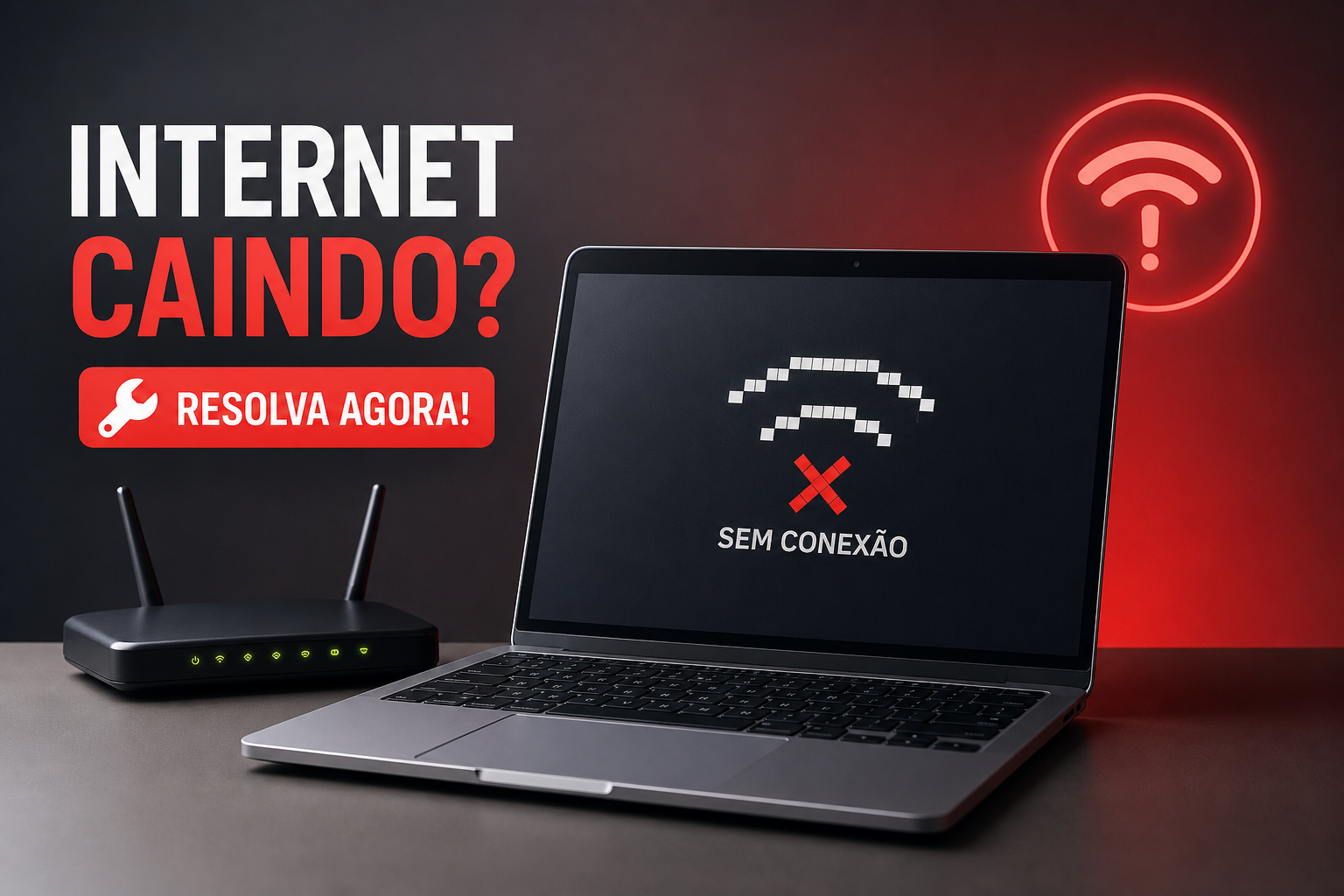 Internet cai toda hora no PC: 12 correções que funcionam
