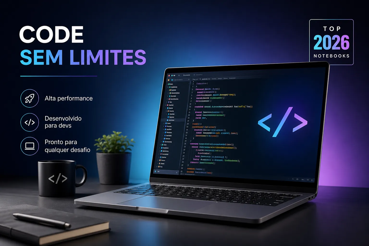 Melhor notebook para programação em 2026: guia completo