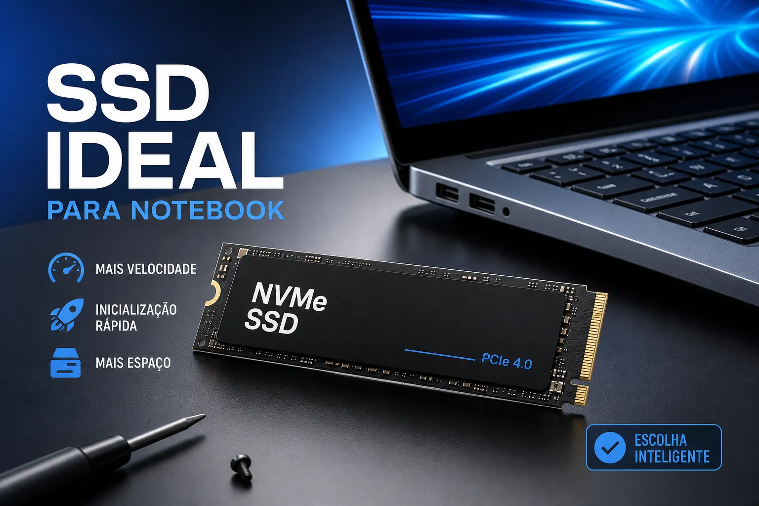 Melhor SSD para notebook em 2026: como escolher o certo