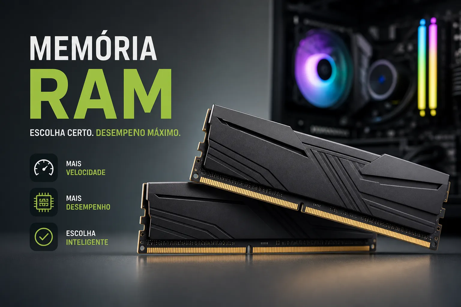 Memória RAM: como escolher a certa para seu PC em 2026