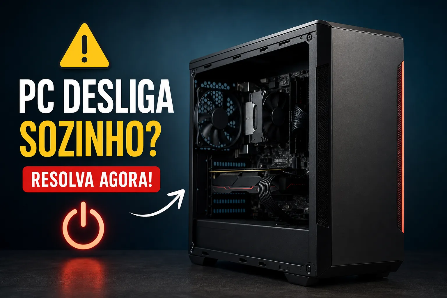 Meu PC desliga sozinho? Descubra a causa e resolva hoje