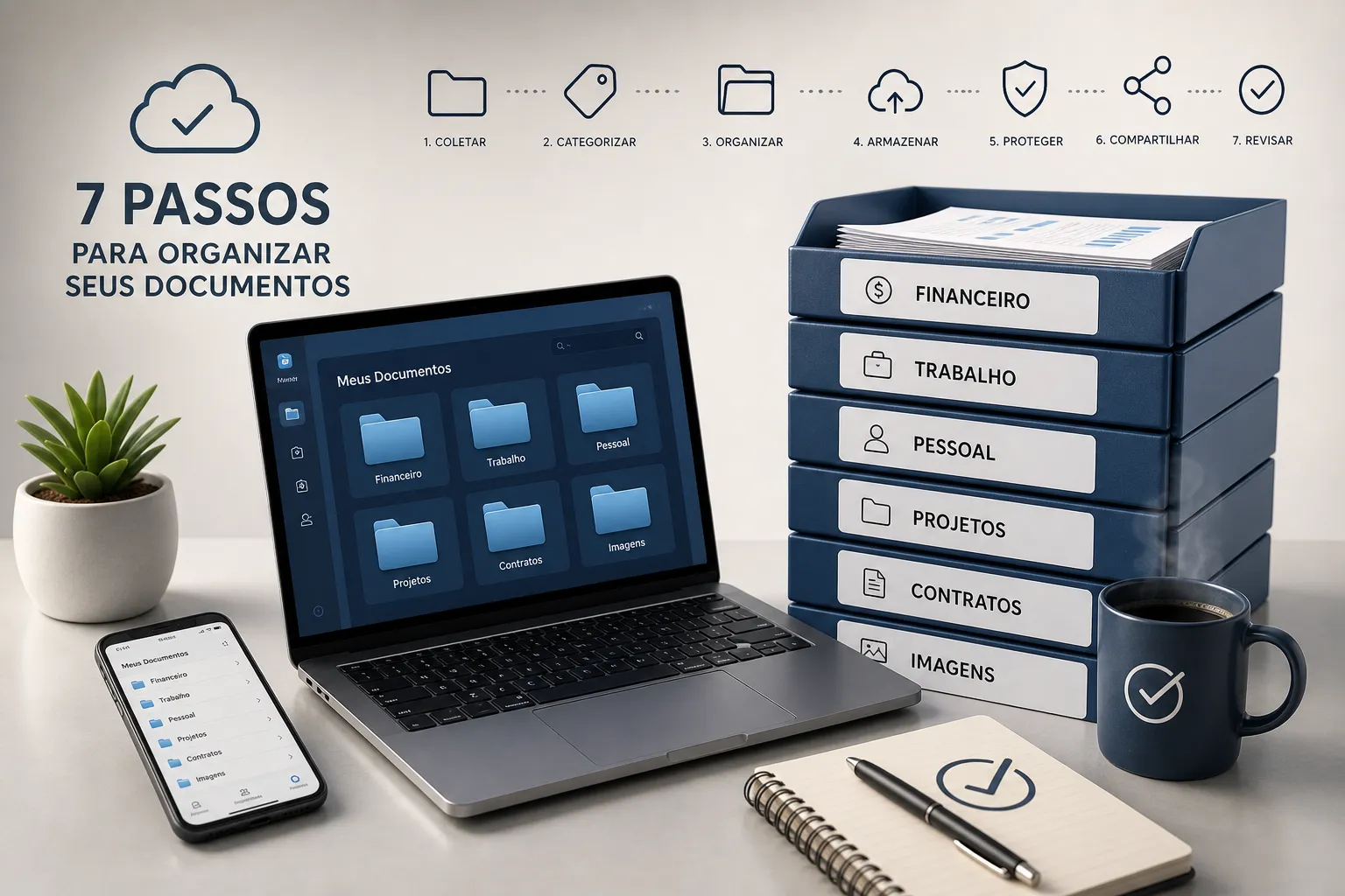 Organize seus documentos digitais com este guia de 7 passos