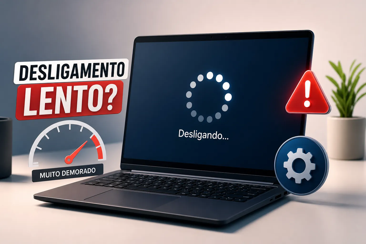 PC demorando a desligar? Causas e correções no Windows