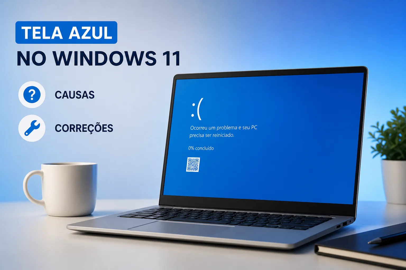 Tela azul no Windows 11: causas comuns e como corrigir