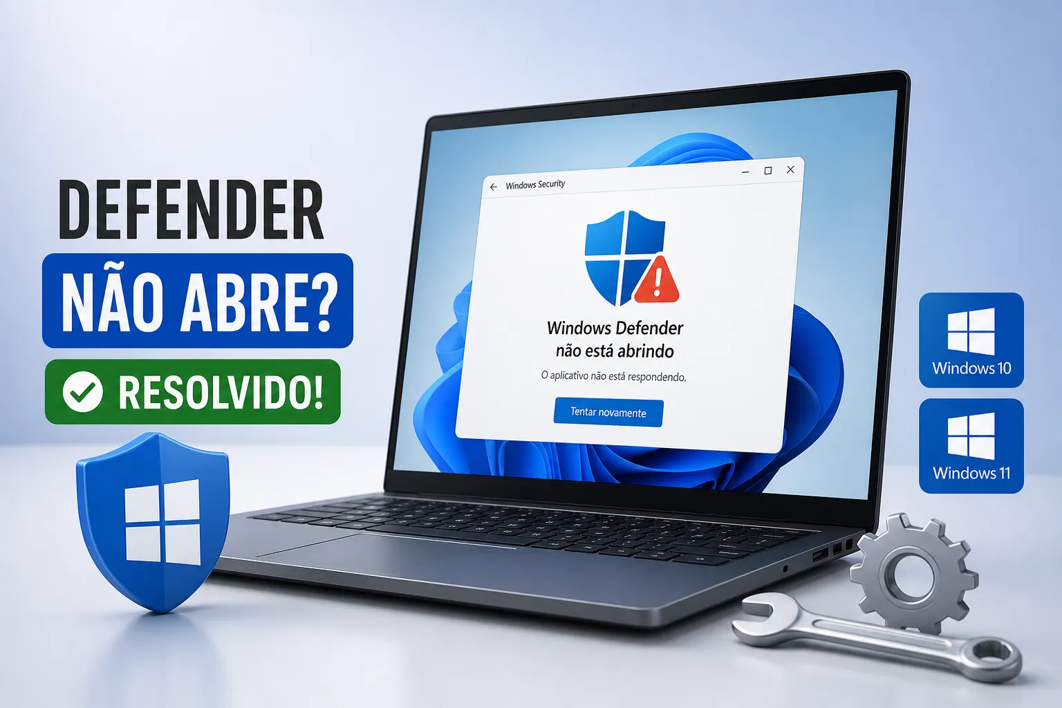 Windows Defender não abre: solução definitiva para Windows 10 e 11