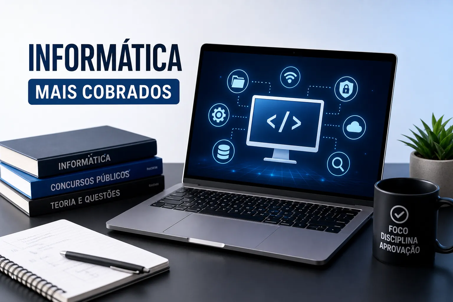 Os temas de informática mais cobrados em concursos públicos