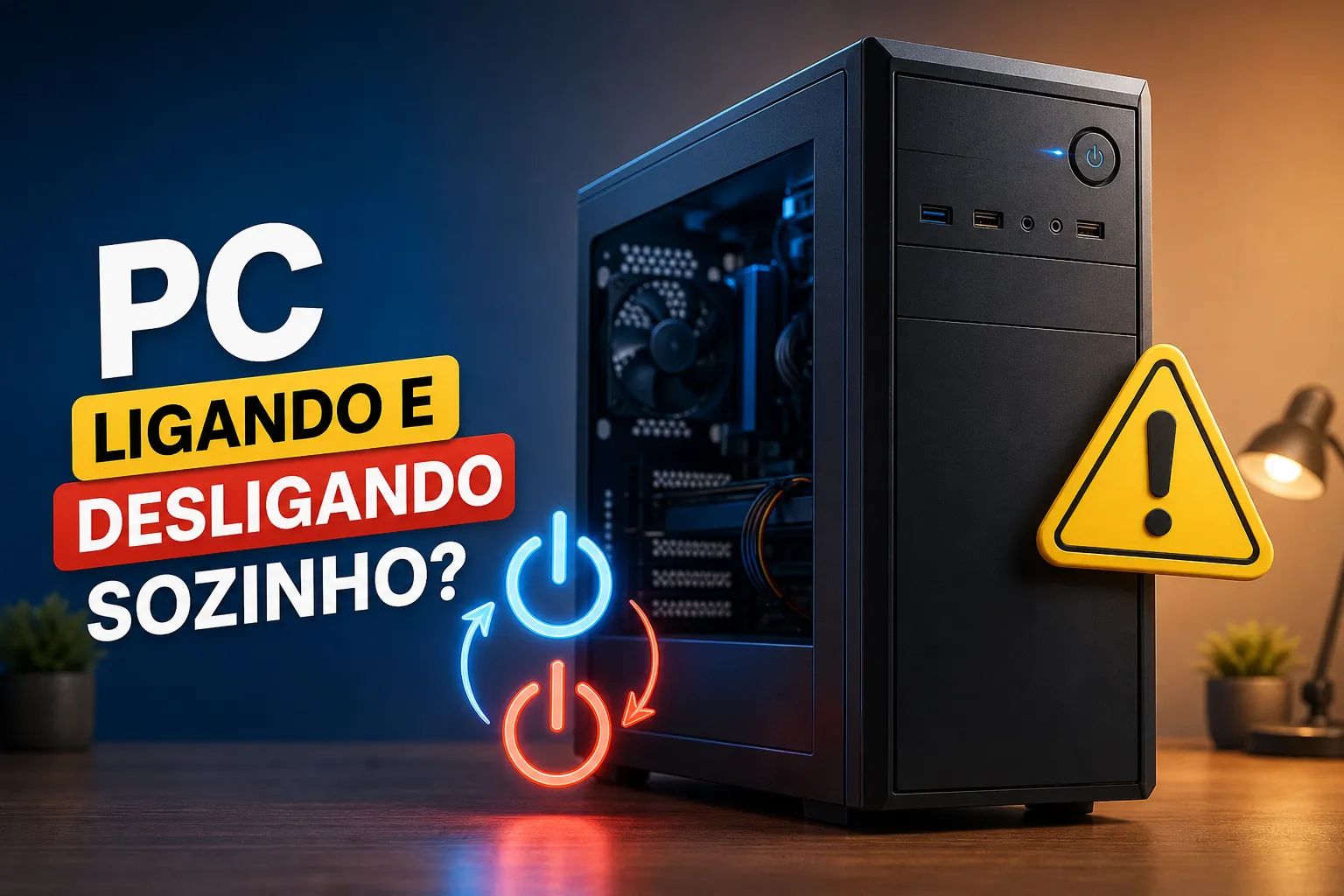 PC ligando e desligando sozinho: causas e como resolver