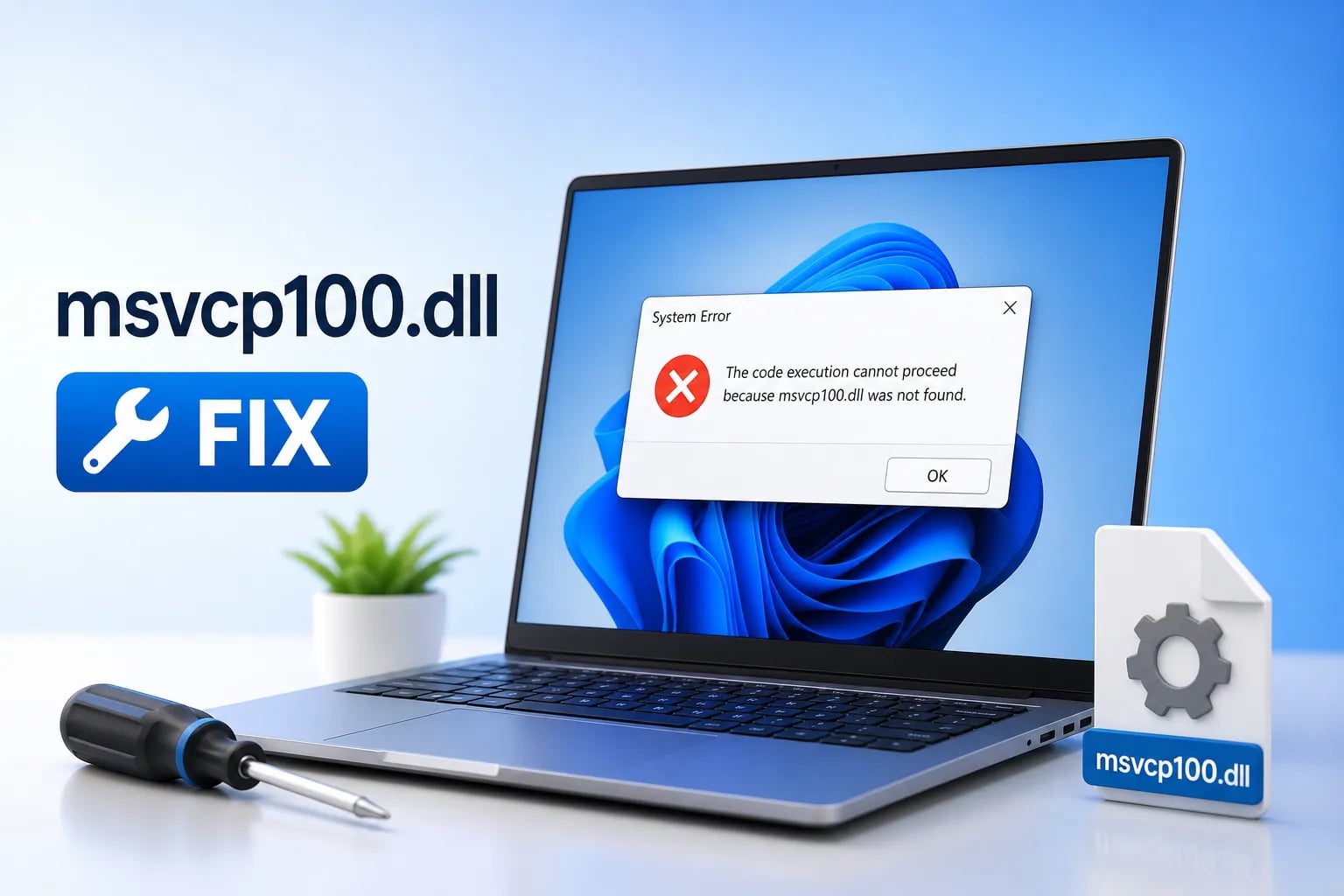 Como Corrigir o Erro msvcp100.dll no Windows