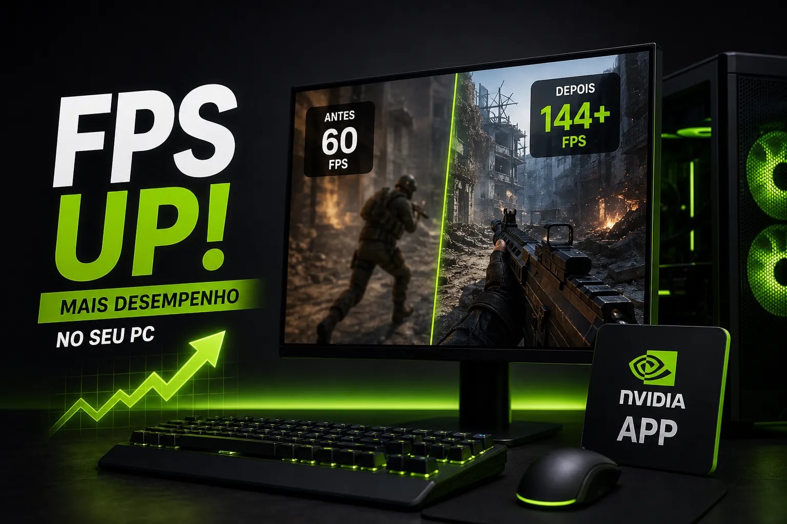 Como Melhorar o FPS no PC com Nvidia App: Guia Completo