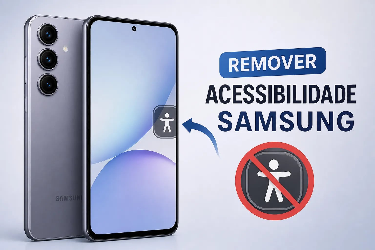 Como Tirar o Bonequinho de Acessibilidade no Samsung