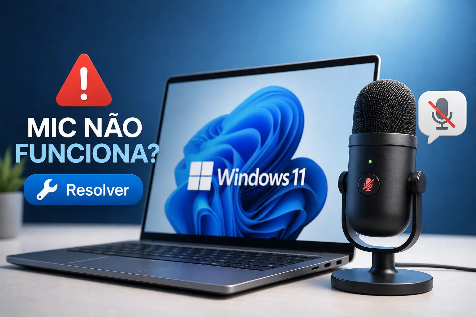 Microfone Não Funciona no Windows 11: Como Resolver