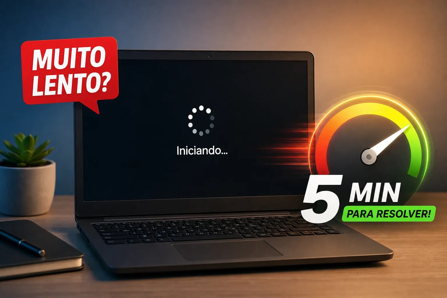 PC Demorando para Iniciar? Resolva em 5 Minutos